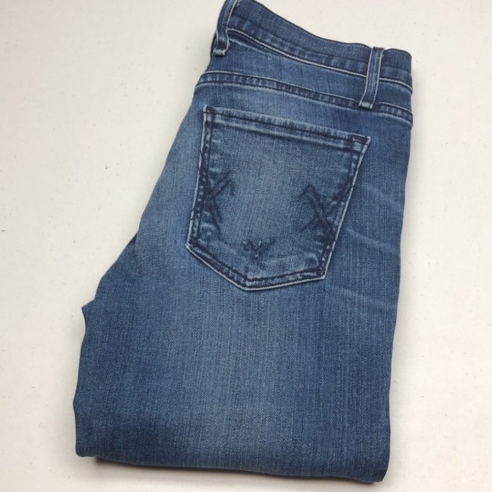 MADE IN USA 🇺🇸 DESIGNER MCGUIRE HIGH-RISE ANKLE SKINNY JEANS 25x29 😎